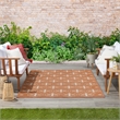 Nourison Essentials 4' x 6' Copper Fabric Area Rug