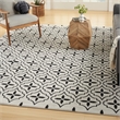 Nourison Essentials 5' x 7' Ivory Black Fabric Area Rug