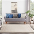 Nourison Essentials 9' x Square Ivory Gold Fabric Area Rug