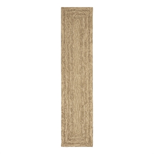 Nourison Natural Seagrass 8' Runner Natural Fabric Area Rug