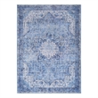 Nourison Washables 5' x 7' Blue Fabric Area Rug