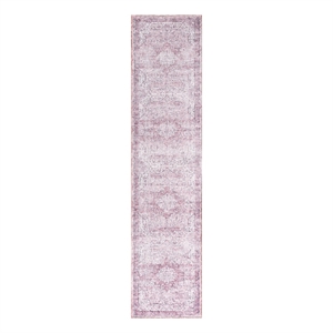 Nourison Washables 8' Runner Pink Fabric Area Rug