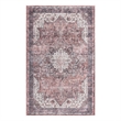 Nourison Washables 3' x 5' Red Fabric Area Rug