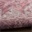 Nourison Washables 9' x 12' Red Fabric Area Rug
