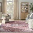 Nourison Washables 9' x 12' Red Fabric Area Rug