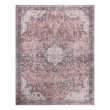 Nourison Washables 9' x 12' Red Fabric Area Rug