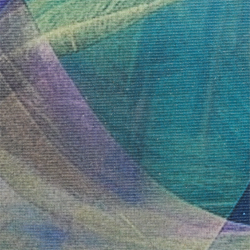 Nourison Washables 3' x 5' Blue Multi-Color Fabric Area Rug
