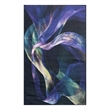 Nourison Washables 3' x 5' Blue Multi-Color Fabric Area Rug