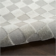 Nourison Serenity Home 8' Runner Gray Fabric Area Rug