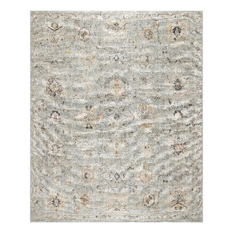 Nourison Oushak Home 10' x 14' Mint Fabric Area Rug