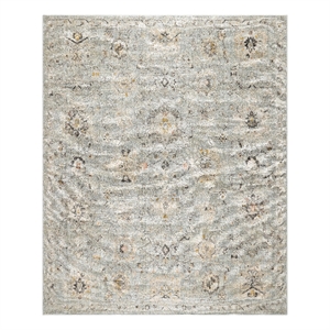 Nourison Oushak Home 10' x 14' Mint Fabric Area Rug