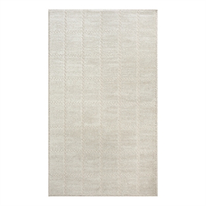 Nourison Serenity Home 2' x 4' Ivory Cream Fabric Area Rug