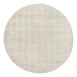 Nourison Serenity Home 8' x Round Ivory Cream Fabric Area Rug