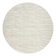 Nourison Serenity Home 4' x Round Ivory Fabric Area Rug