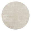 Nourison Serenity Home 4' x Round Ivory Fabric Area Rug