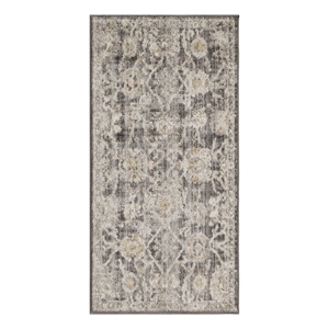 Nourison Oushak Home 2' x 4' Charcoal Fabric Area Rug