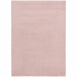 Nourison Soft Plush Rabbit Fur 4' x 6' Lavender Fabric Polyester Area Rug