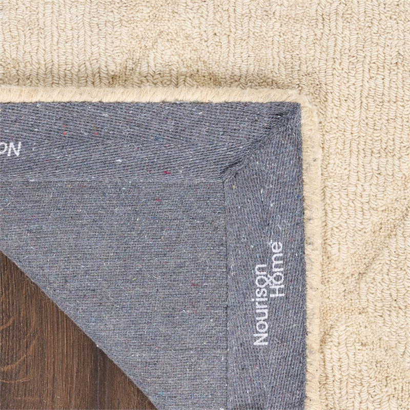 Nourison Wool Haven 5' x 7' Ivory Indoor Area Rug