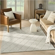 Nourison Wool Haven 5' x 7' Gray Indoor Area Rug