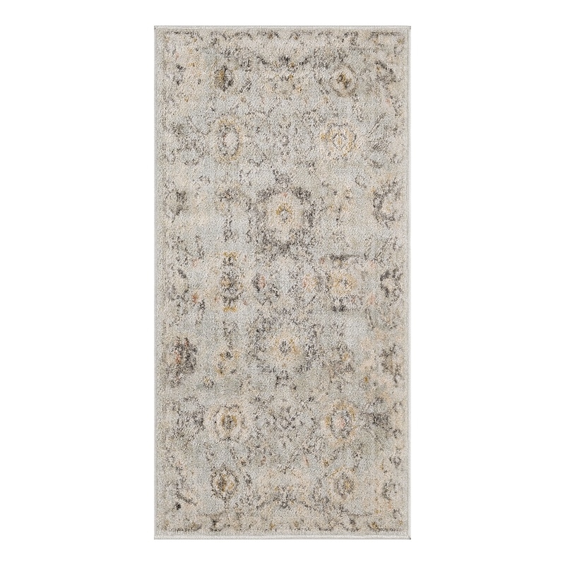 Nourison Oushak Home 2' x 4' Mint Fabric Area Rug
