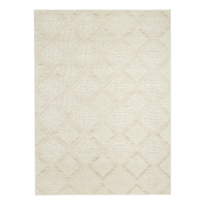 Nourison Serenity Home 4' x 6' Ivory Fabric Area Rug