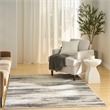 Nourison Serenity Home 5' x 7' Blue Multi-Color Fabric Area Rug