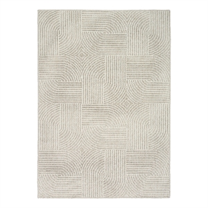 Nourison Textured Home 5' x 7' Beige Ivory Fabric Area Rug
