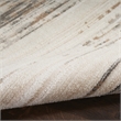 Nourison Serenity Home 2' x 4' Ivory Beige Fabric Area Rug