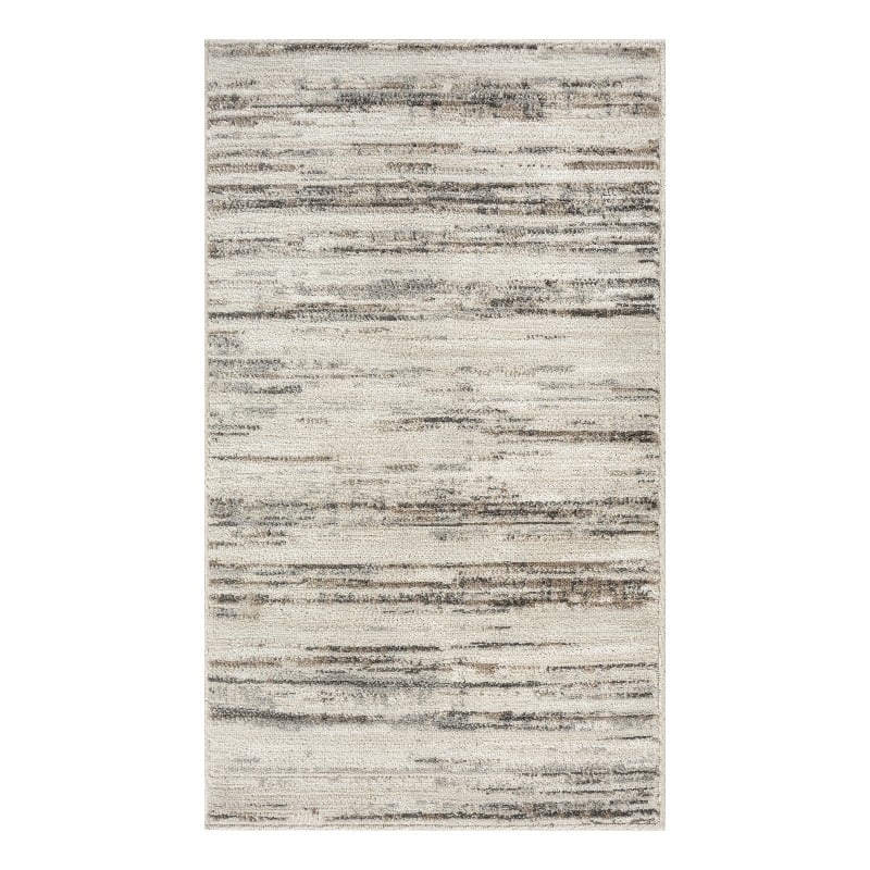 Nourison Serenity Home 2' x 4' Ivory Beige Fabric Area Rug