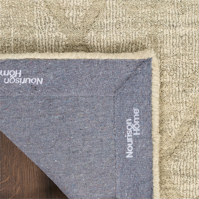 Nourison Wool Haven 5' x 7' Sage Indoor Area Rug