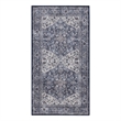 Nourison New Concept Washables 3' x 5' Navy Ivory Vintage Indoor Rug
