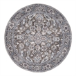 Nourison New Concept Washables 4' x Round Olive Ivory Vintage Indoor Rug