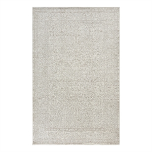 Nourison Renewed 5' x 7' Ivory Beige Fabric Area Rug