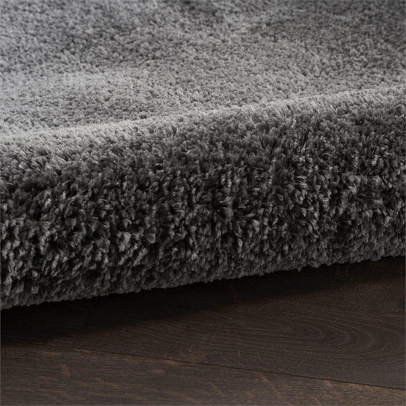 Nourison Luxurious Shag 9' x 12' Light Blue Area Rug