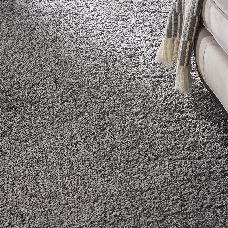 Nourison Luxurious Shag 9' x 12' Light Blue Area Rug