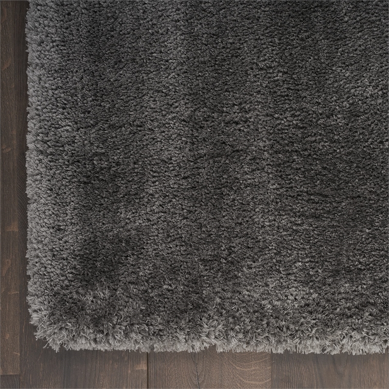 Nourison Luxurious Shag 9' x 12' Light Blue Area Rug