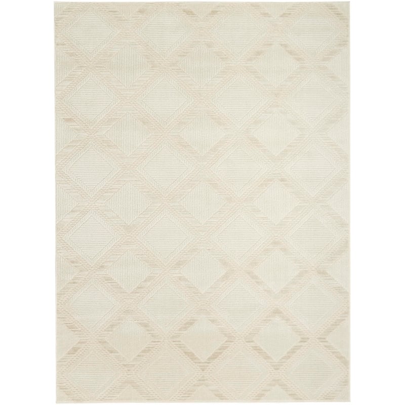 Nourison Home Serenity Home 6' x 9' Ivory   Area Rug