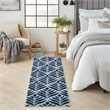 Nourison Home Aloha 12' Runner Blue   Area Rug