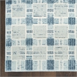 Nourison Home Nordic 5' x 7' Blue   Area Rug