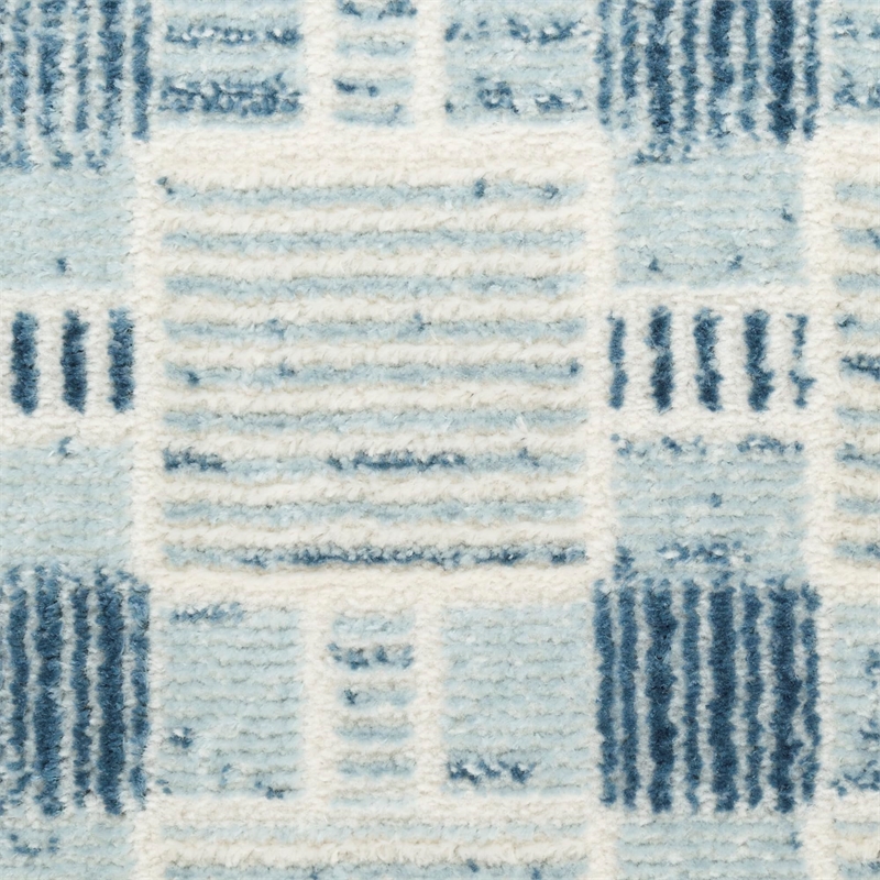 Nourison Home Nordic 5' x 7' Blue   Area Rug