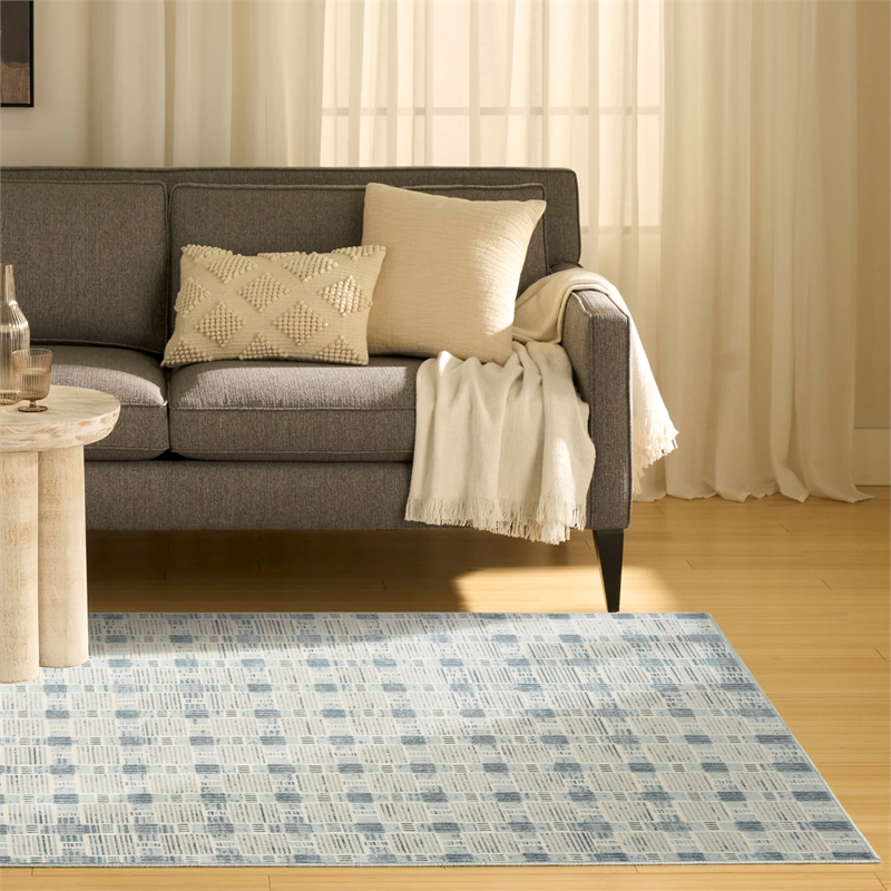 Nourison Home Nordic 5' x 7' Blue   Area Rug