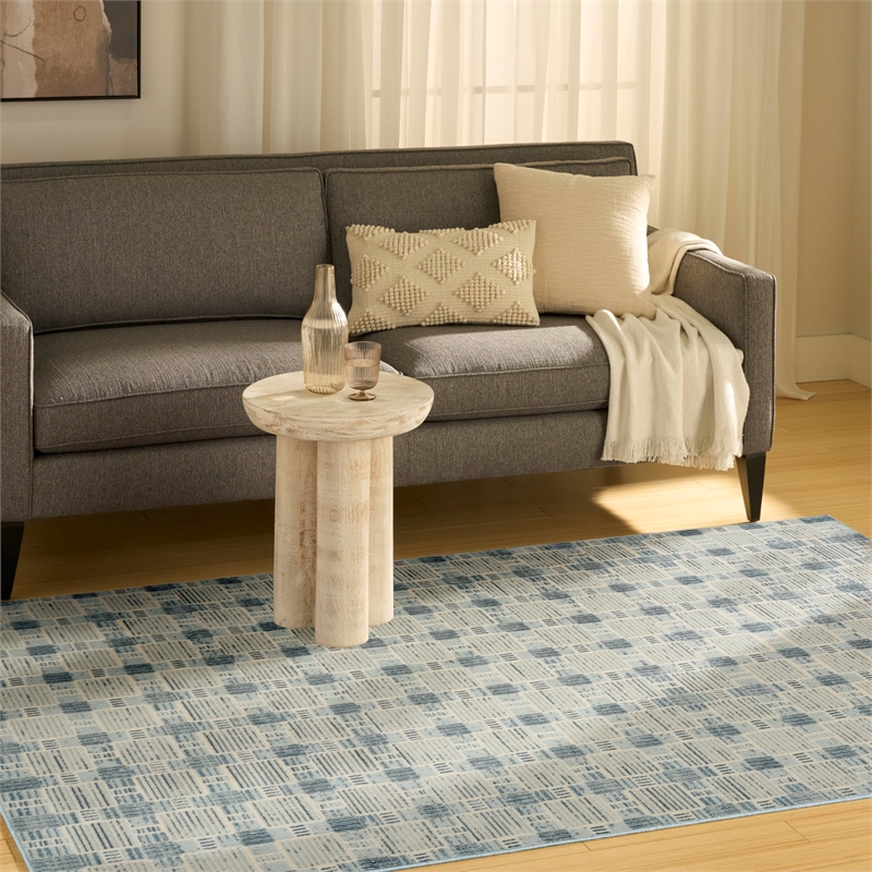 Nourison Home Nordic 5' x 7' Blue   Area Rug