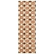 Nourison Home Nordic 6' Runner Rust   Area Rug
