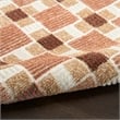 Nourison Home Nordic 6' Runner Rust   Area Rug