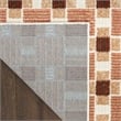 Nourison Home Nordic 6' Runner Rust   Area Rug