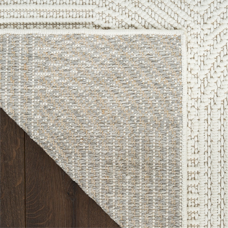 Nourison Home Textured Home 2' x 4' Ivory   Area Rug