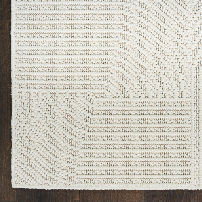 Nourison Home Textured Home 2' x 4' Ivory   Area Rug