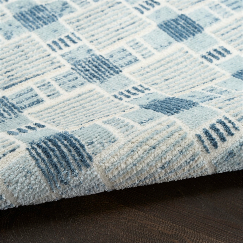 Nourison Home Nordic 4' x 6' Blue   Area Rug