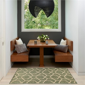Nourison Home Horizon   3' x 5' Green   Area Rug
