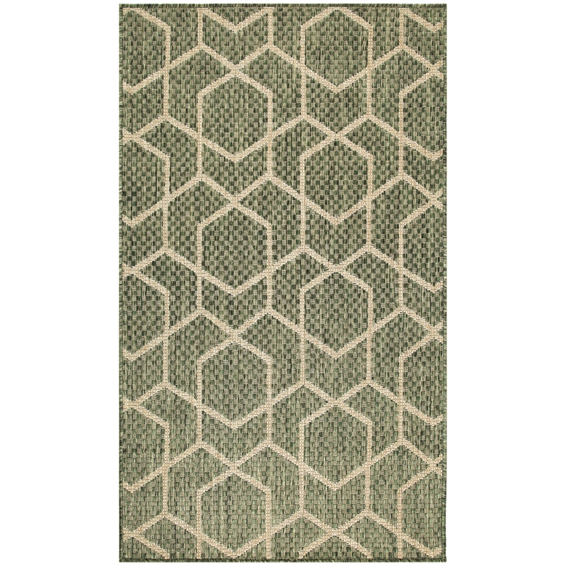 Nourison Home Horizon   3' x 5' Green   Area Rug